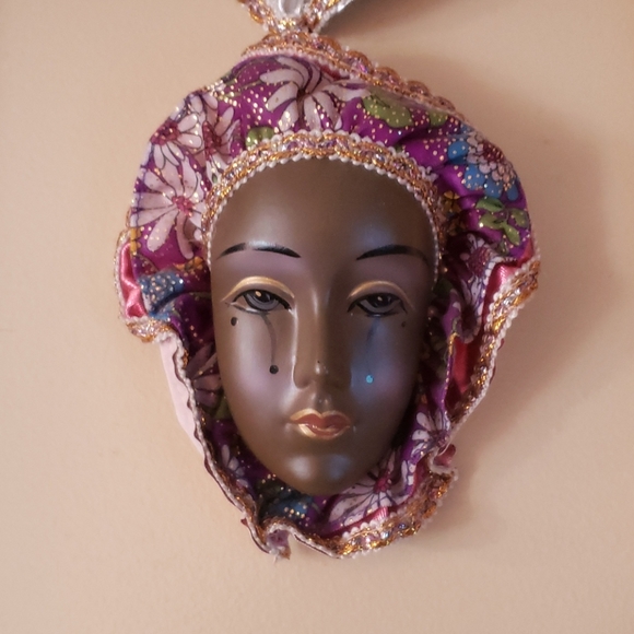 Wall Decor | 2 Porcelain Face Mask | Poshmark